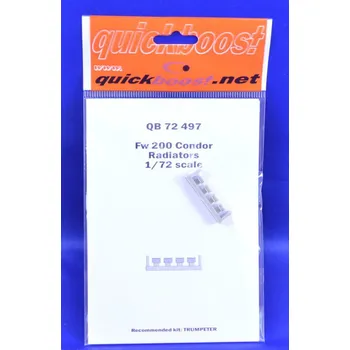 Plastikový model 1/72 FW 200 Condor radiators (HOBBYB)