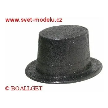 Klobouk Klobouk - cylindr s glitry plastový 9066