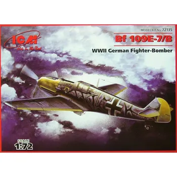 Plastikový model 1/72 Bf 109E-7/B German Fighter-Bomber WWII