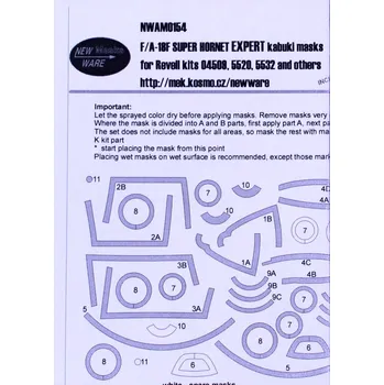 Plastikový model 1/48 Mask F/A-18F Super Hornet EXPERT (REV)