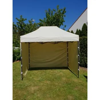 Stan Nůžkový stan 3x2m DELUXE smetanový se 4 dělenými boky