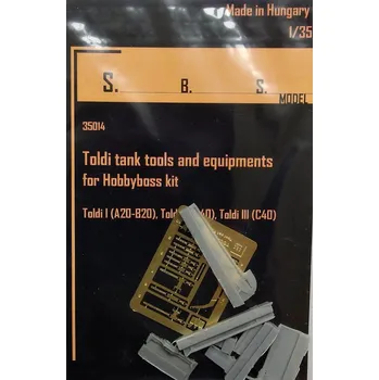 Plastikový model 1/35 Toldi tank - tools & equipment (HOBBYB)