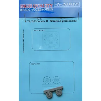 Plastikový model 1/72 A-7A/B/E Corsair II wheels&paint mask (HOBBY)