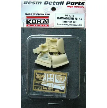 Plastikový model 1/72 Kawanishi N1K2 Interior Set (TAM/AOSHIMA)
