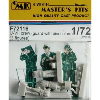 Plastikový model 1/72 U-VII crew with binoculars (3fig.)