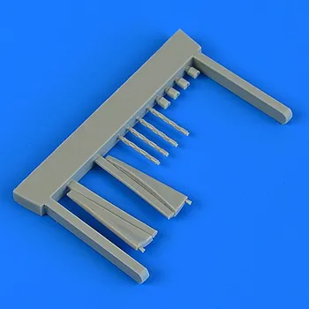 Plastikový model Quickboost 1/48 P-40B warhawk gun barrels (AIRF)