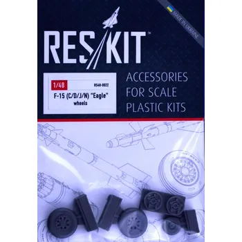Plastikový model 1/48 M.D. F-15 (C/D/J/N) 'Eagle' wheels set (ACAD)