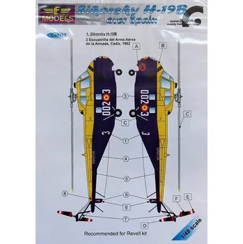Plastikový model 1/48 Decals Sikorsky H-19B over Spain (REV)