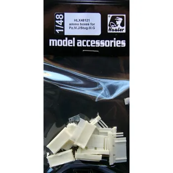 Plastikový model 1/48 Ammo boxes for Pz.IV ausf.J/STUG III Ausf.G