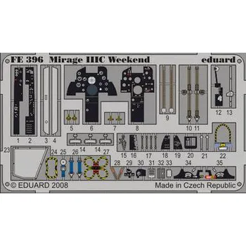 Plastikový model 1/48 Mirage IIIC Weekend (EDU)