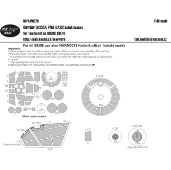Plastikový model 1/48 Mask Dornier Do335A Pfeil BASIC (TAM)