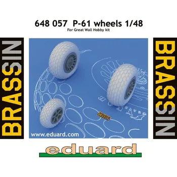 Plastikový model BRASSIN 1/48 P-61 wheels (G.W.H.)
