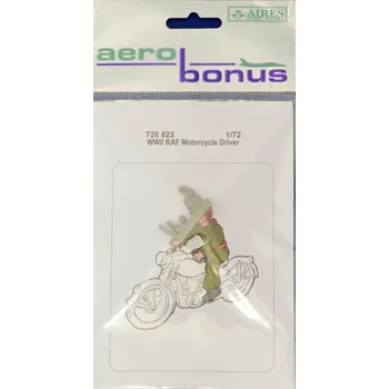 Plastikový model 1/72 RAF Motorcycle Driver WWII Vol.1