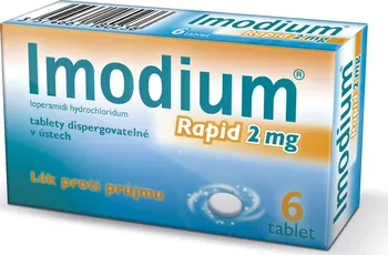 Lék na průjem Imodium Rapid 2 mg