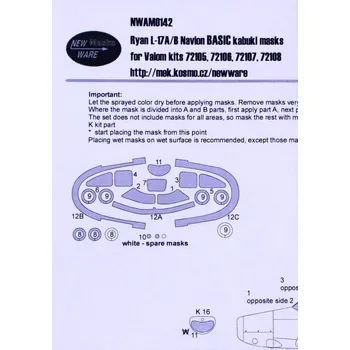 Plastikový model 1/72 Mask Ryan L-17A/B Navion BASIC (VALOM72105-8)