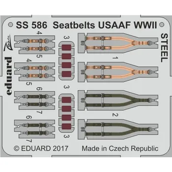 Plastikový model 1/72 Seatbelts USAAF WWII STEEL