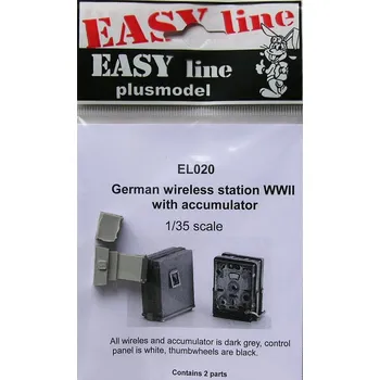 Plastikový model 1/35 German WWII wireless station - 2pcs EASY LINE