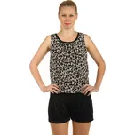 Glara Dámský krátký overal se zvířecím potiskem 49925