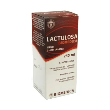 Lék proti zácpě Biomedica Lactulosa 667 mg/100 ml sirup