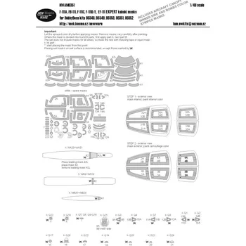 1/48 Mask F-111A,FB-111,F-111C,D/E, EF-111 EXPERT