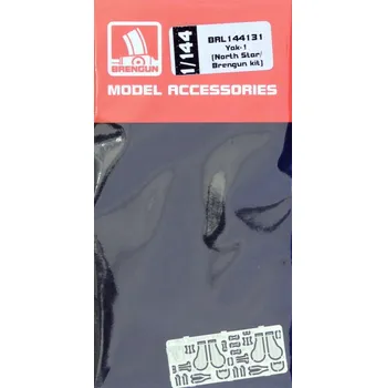 Plastikový model 1/144 Yak-1 detail PE set (BRENGUN)