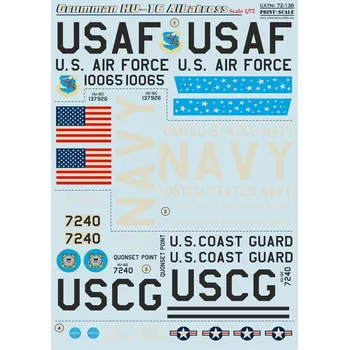 Plastikový model 1/72 Grumman HU-16 Albatross Pt.2 (wet decals)