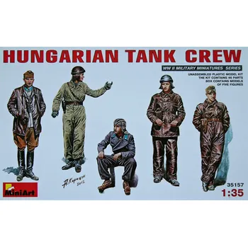 Plastikový model 1/35 Hungarian Tank Crew (5 fig.)