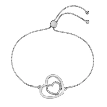 Náramek Hot Diamonds Adorable Encased DL574 stříbrný