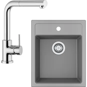 Tectonitový dřez Franke T51 SID 610-40 + baterie FN 0147.031