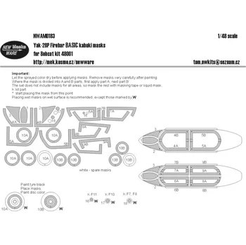 Plastikový model 1/48 Mask Yak-28P Firebar BASIC (BOBCAT 48001)