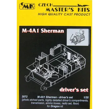 Plastikový model 1/35 M4A1 Sherman early/late Driver's set (DRAG)