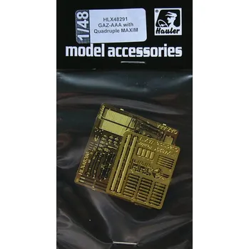 Plastikový model 1/48 GAZ-AAA with Quadruple MAXIM AA gun (UMM)