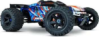 RC model auta Traxxas E-Revo 2 Brushless TQi TSM RTR 1:8 modrá/bílá