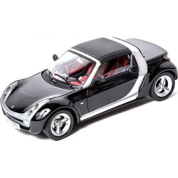 autíčko Recenze Bburago Smart Roadster 1:18 černé