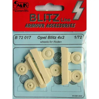 Plastikový model 1/72 Opel Blitz wheels for RODEN kit (6pcs.)