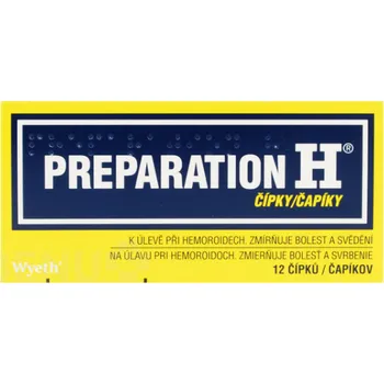 Lék na srdce, cévy a krev Preparation H 12 čípků