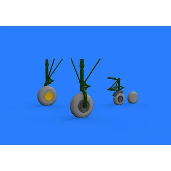 Plastikový model Eduard 1/72 B-24 wheels (EDUARD / HASEGAWA)