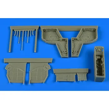 Plastikový model Aires 1/48 IAI Kfir C2/C7 wheel bay