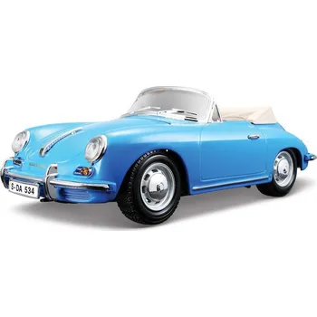 autíčko Bburago Porsche 356B Cabriolet 1961 1:18 modré