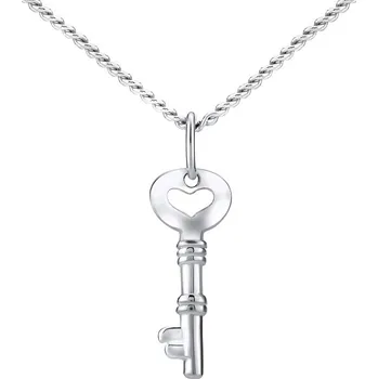 Náhrdelník Stříbrný náhrdelník s přívěskem klíč