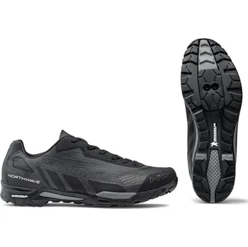 Pánské cyklistické tretry NW Outcross Knit 2 Black - 42