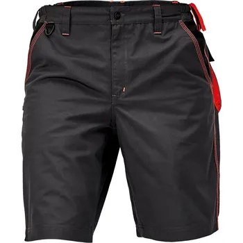 pracovní kraťasy CERVA Knoxfield šortky antracit/červené