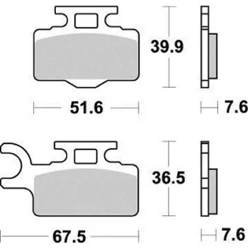 Autodíl Sifam Brzdové destičky VESRAH VD440