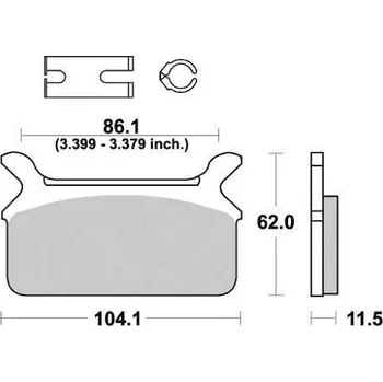 Autodíl Sifam Brzdové destičky VESRAH VD956JL