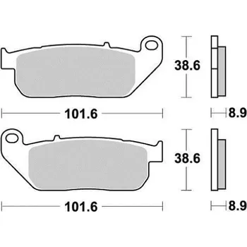 Autodíl Sifam Brzdové destičky VESRAH VD9009JL
