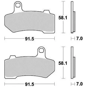Autodíl Sifam Brzdové destičky VESRAH VD9025JL