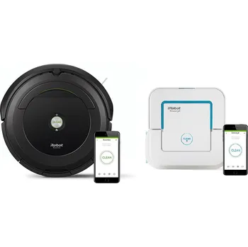 Robotický vysavač iRobot Roomba 696 + iRobot Braava Jet 240