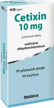 Lék na alergii Cetixin 10 mg 10 x 10 mg