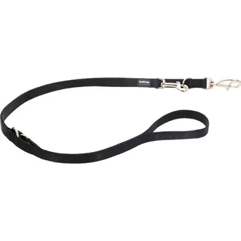 Red Dingo vodítko přepínací jednobarevné 12 mm/2 m, černé