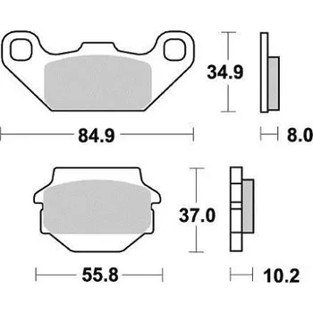 Autodíl Sifam Brzdové destičky VESRAH VD332JL